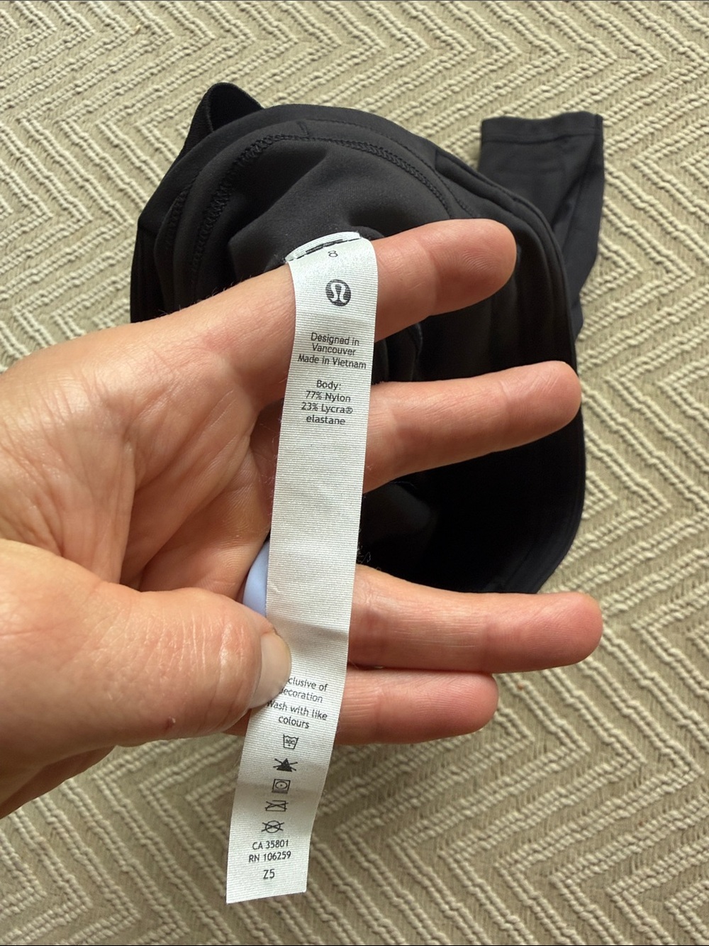 Lululemon Invigorate High-Rise Tight 28" size 8 - Picture 3 of 4